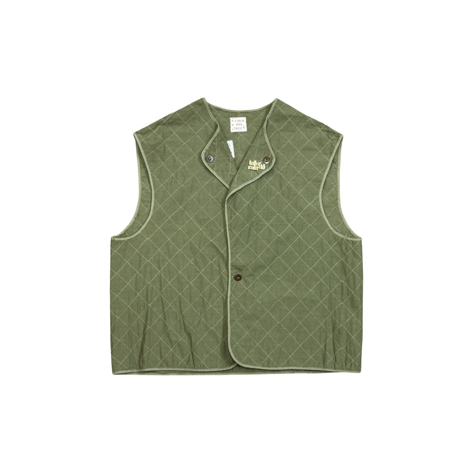 TDR™ 002 | VINTAGE BELGIAN QUILTED VEST