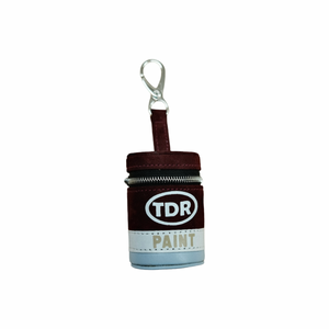 TDR™ MINI LEATHER PAINT CAN KEYCHAINS