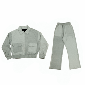 POP UP|TDR™ GREY SWEATSUIT SET
