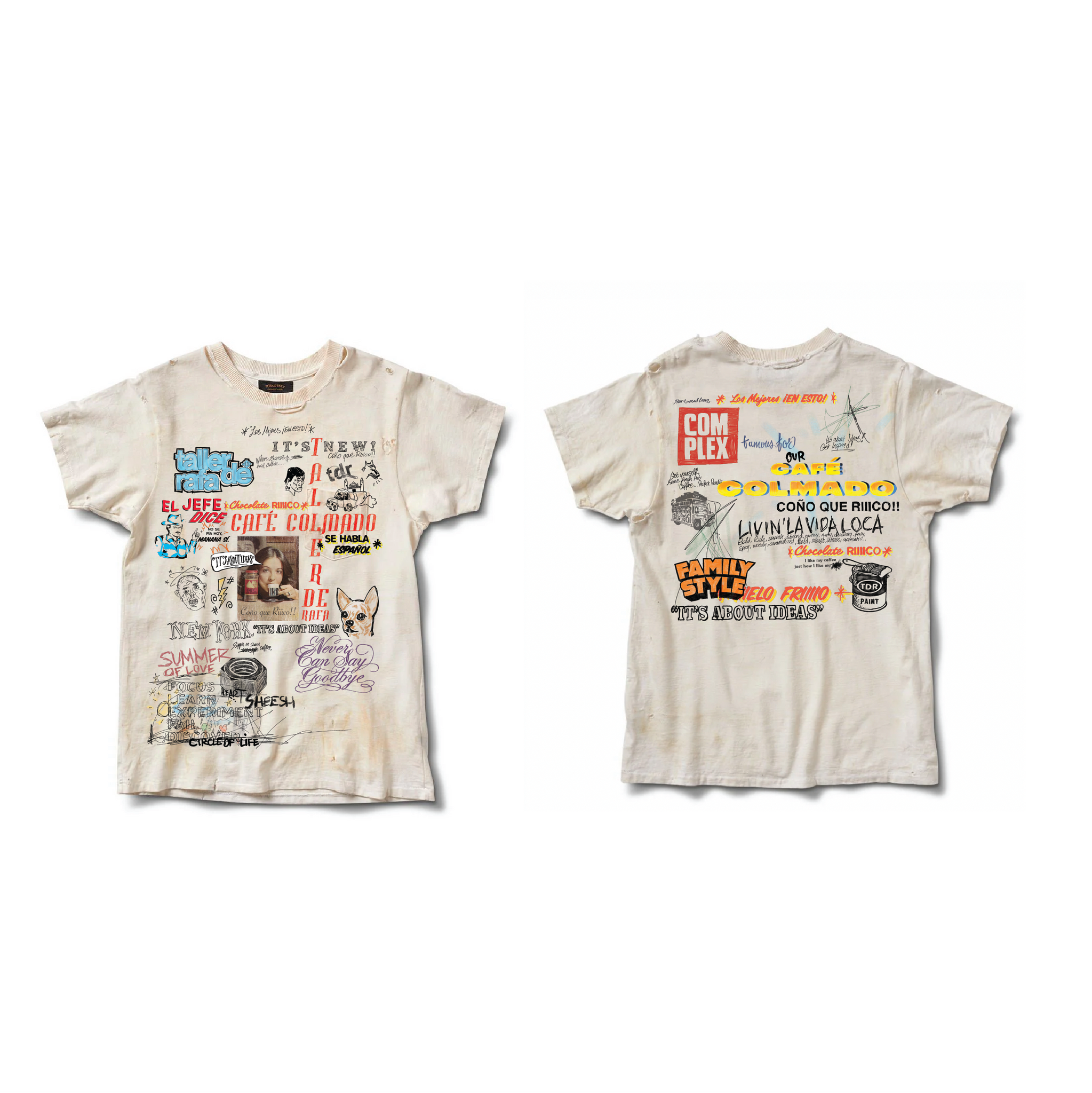 FAMILY STYLE |TDR™ x CAFE COLMADO | FESTIVAL TEE SHIRT
