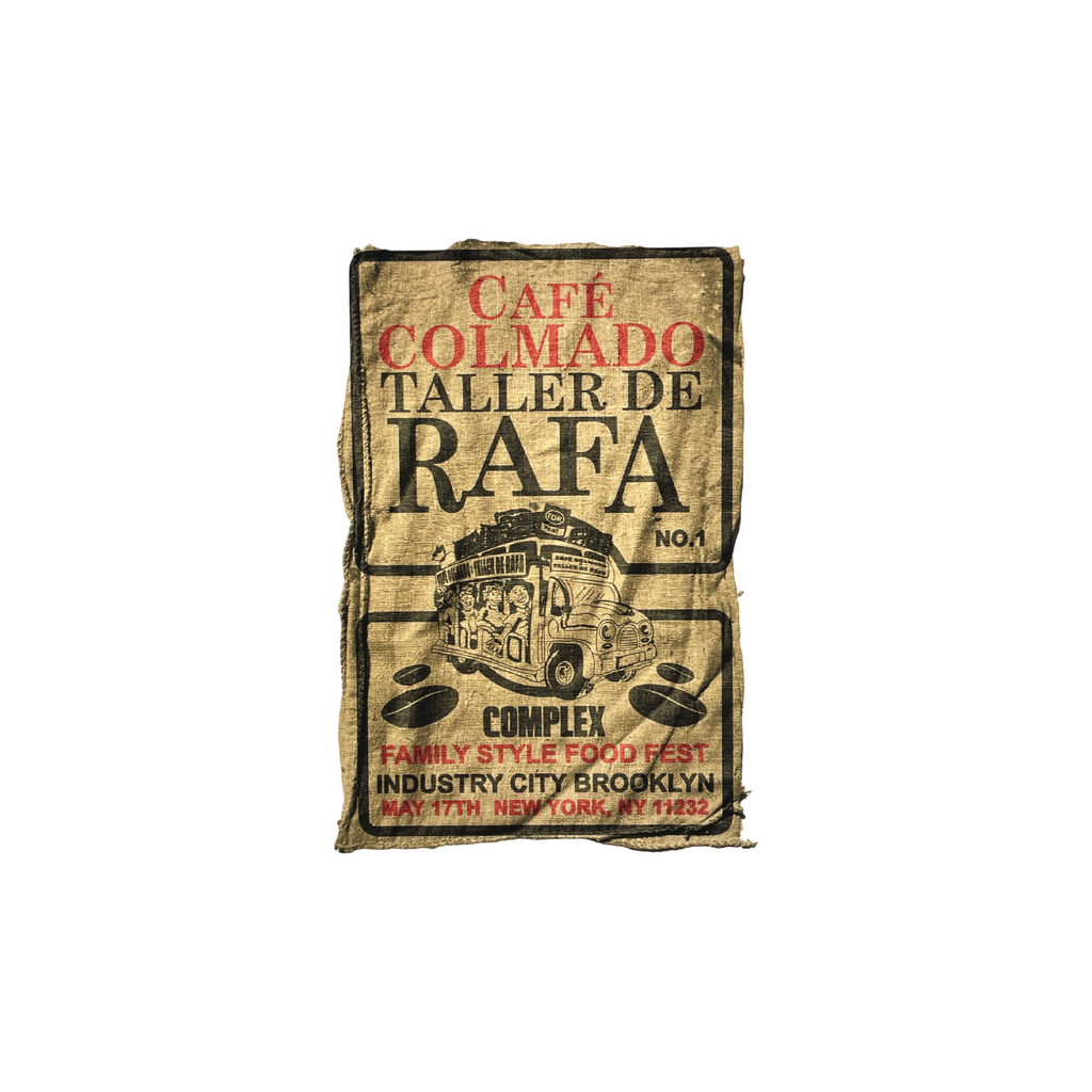 FAMILY STYLE | TDR™ x CAFE COLMADO | COFFEE BURLAP POSTER